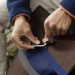 Sac A Dos Marron & Bleu