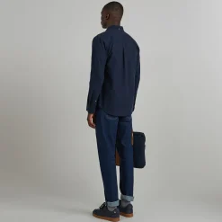 Sac D'Ordinateur Bleu & Marron