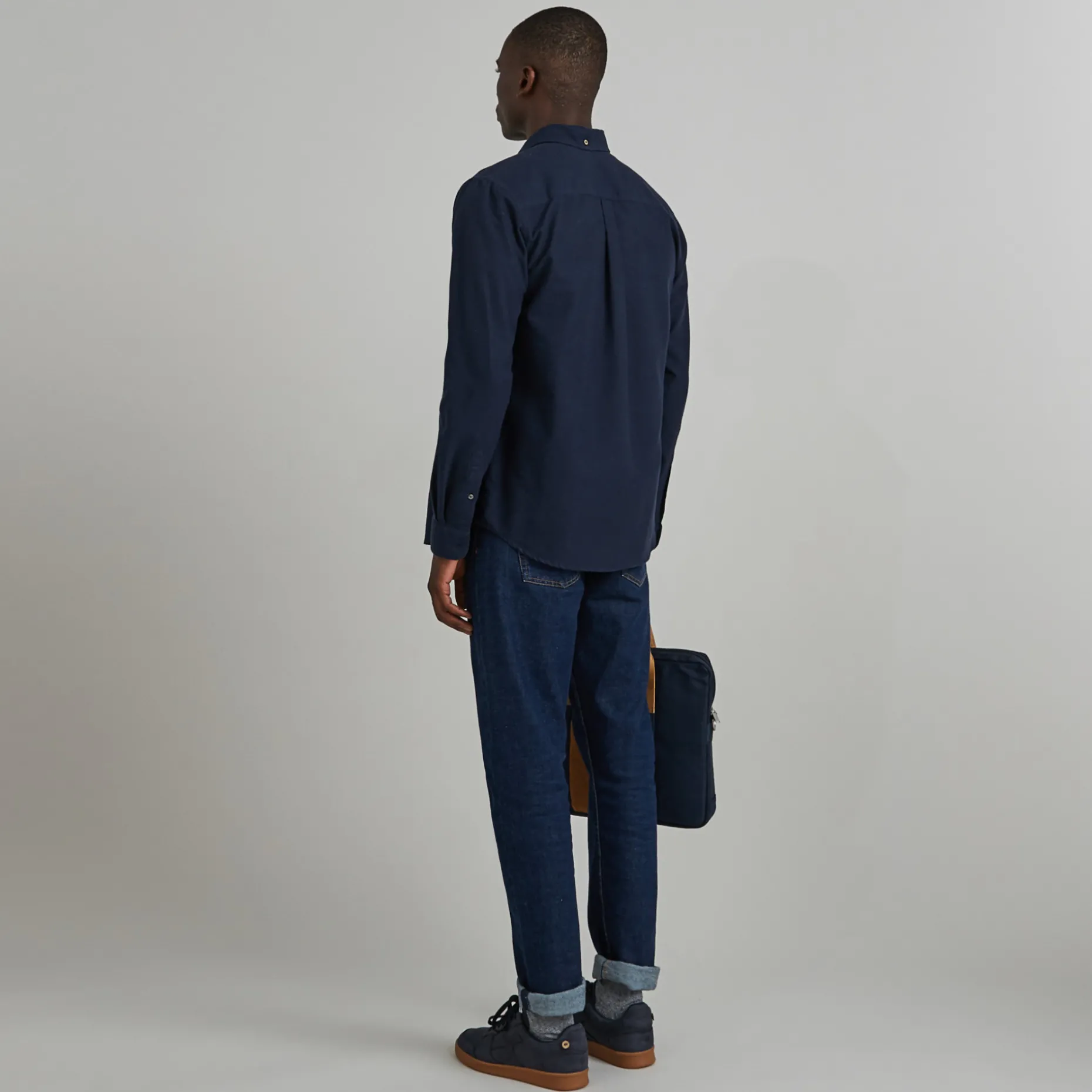 Sac D'Ordinateur Bleu & Marron