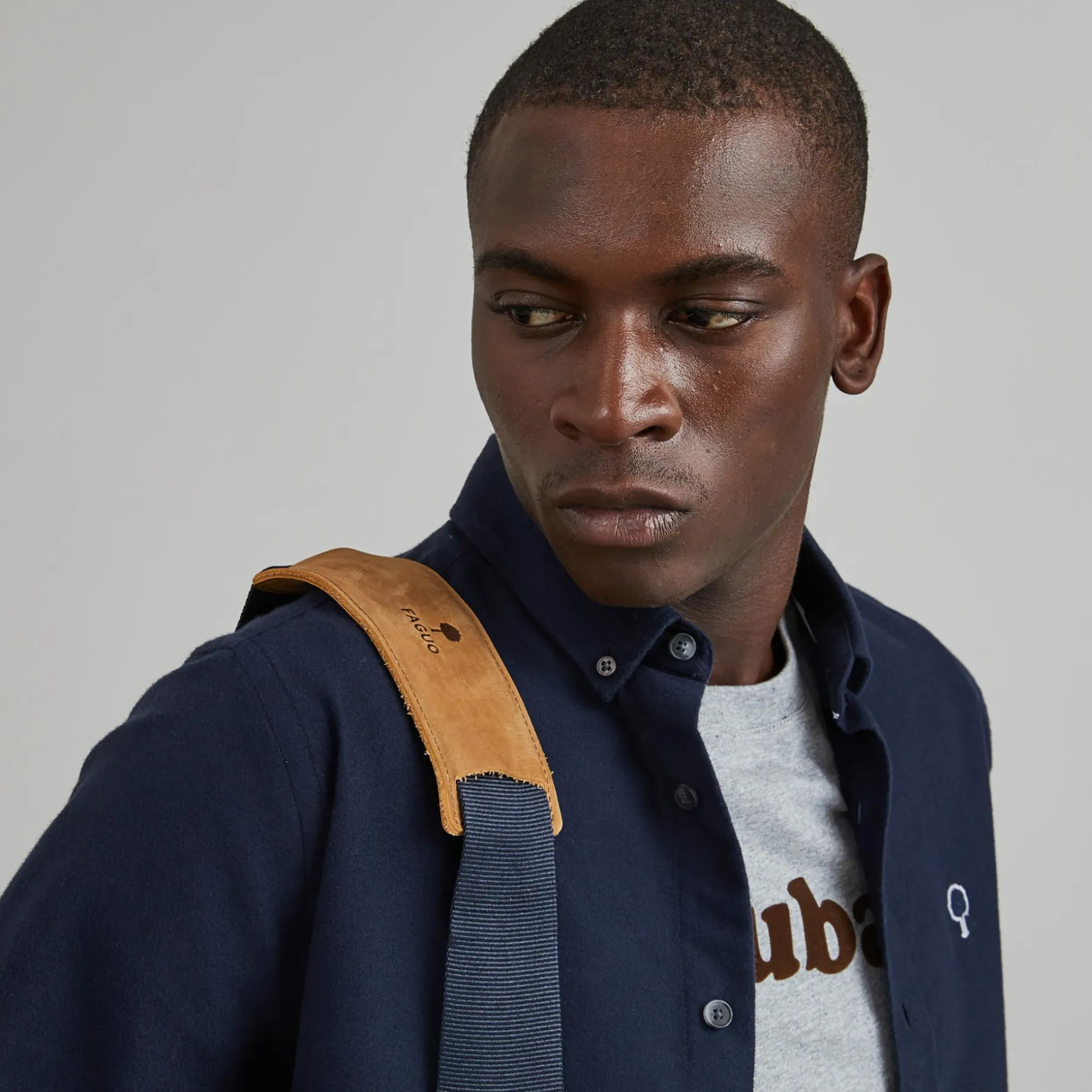 Sac D'Ordinateur Bleu & Marron