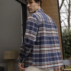 Surchemise Bleue & Bordeaux