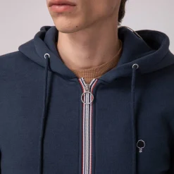 Sweat A Capuche Bleu Marine