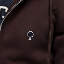 Sweat A Capuche Bordeaux Fonce