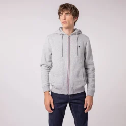 Sweat A Capuche Gris Chine