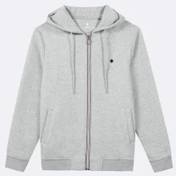 Sweat A Capuche Gris Chine