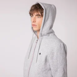 Sweat A Capuche Gris Chine