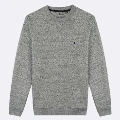 Sweat Col Rond Gris Chine Fonce