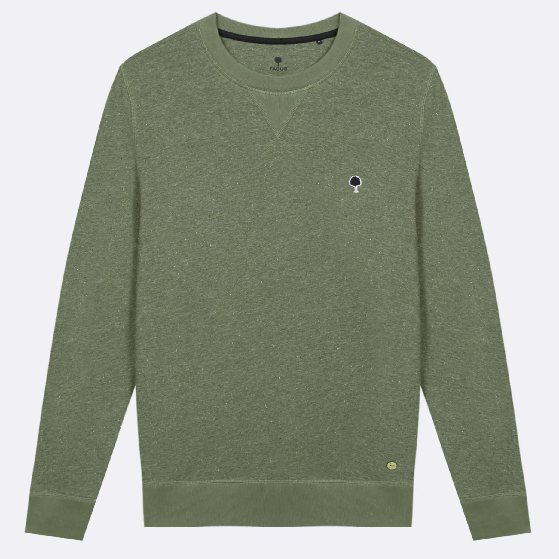 Sweat Col Rond Kaki