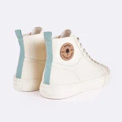 Tennis Ecrue & Vert D'Eau Vegan