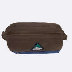 Trousse De Toilette Marron & Bleu