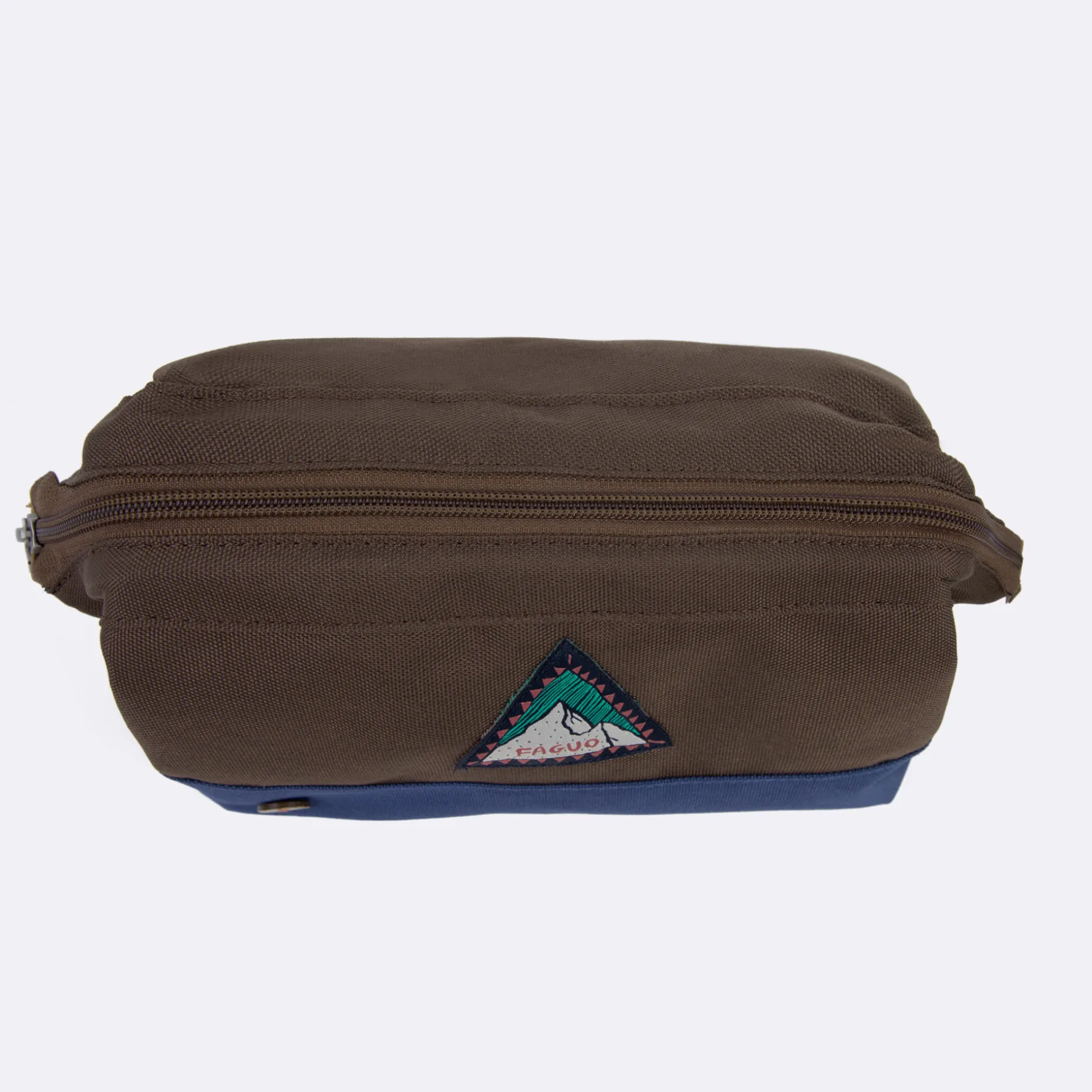 Trousse De Toilette Marron & Bleu