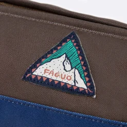 Trousse De Toilette Marron & Bleu