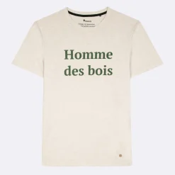 T-Shirt Beige "Homme Des Bois"