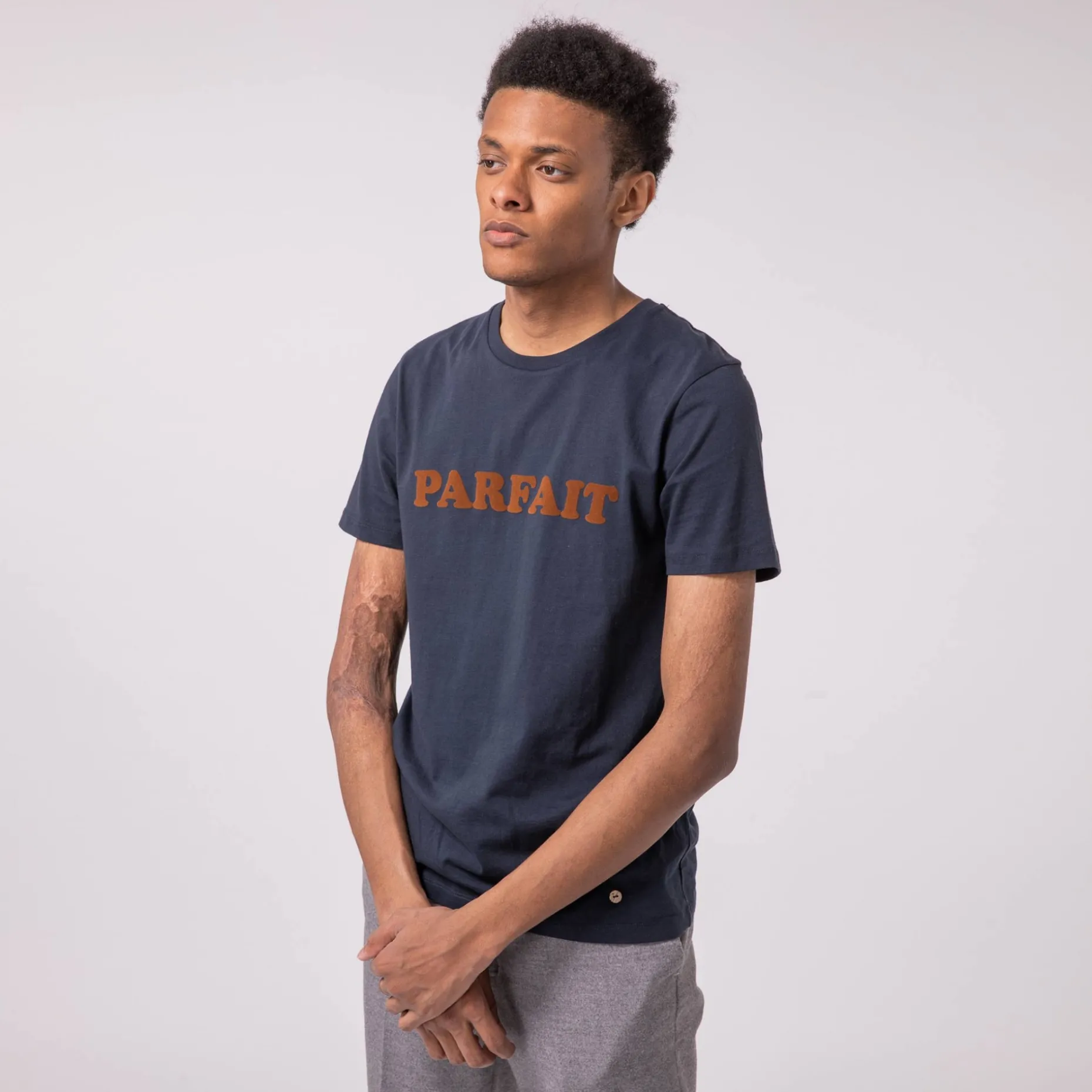 T-Shirt Bleu "Parfait"