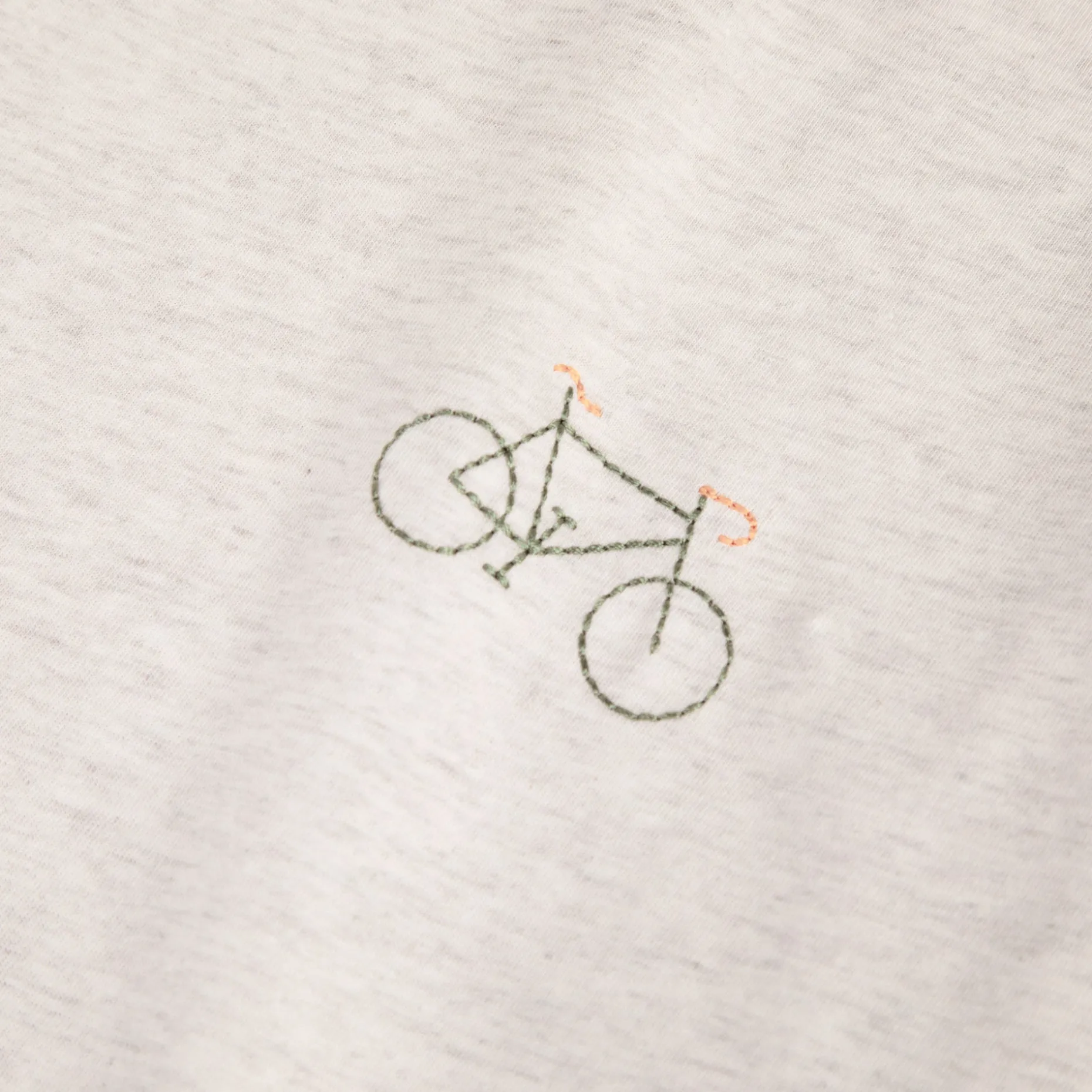 T-Shirt Col Rond Beige Velo