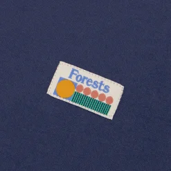 T-Shirt Col Rond Bleu Indigo