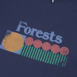 T-Shirt Col Rond Bleu Indigo