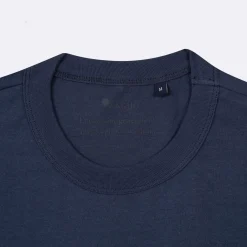 T-Shirt Col Rond Bleu Marine