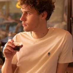 T-Shirt Col Rond Ecru