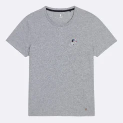 T-Shirt Col Rond Gris Chine Grimpeur