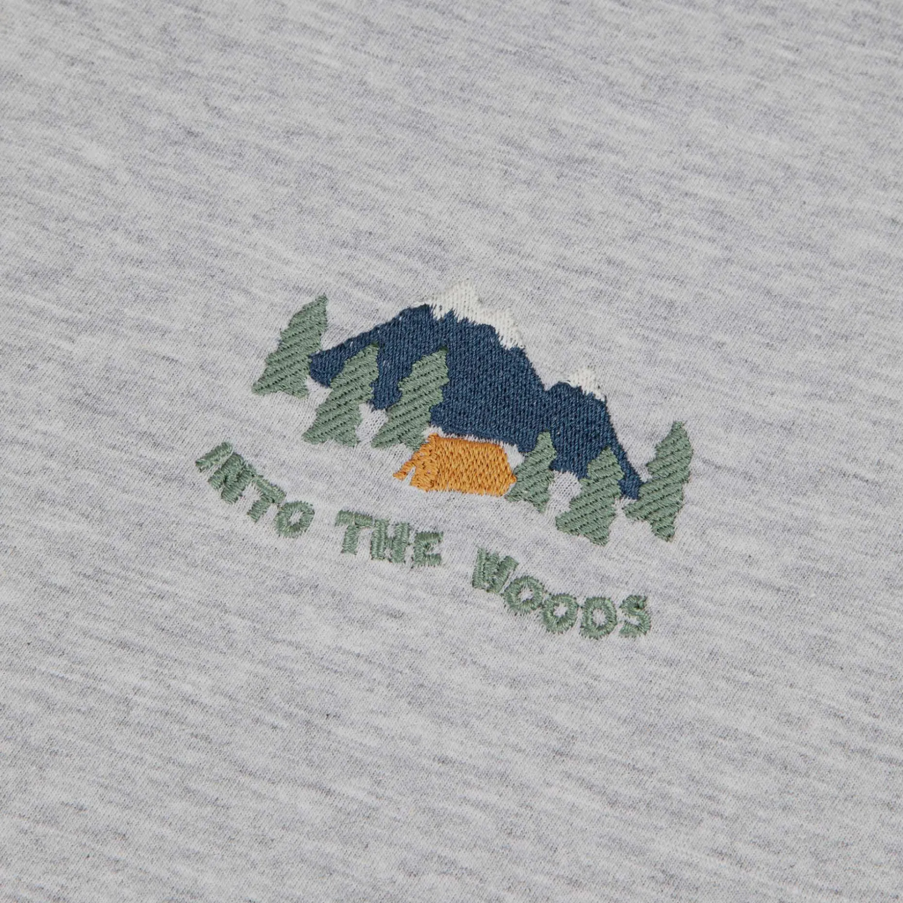 T-Shirt Col Rond Gris Chine Into The Woods