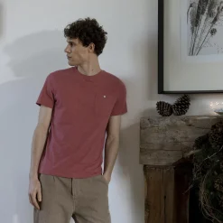 T-Shirt Col Rond Rose