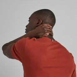 T-Shirt Col Rond Rouge