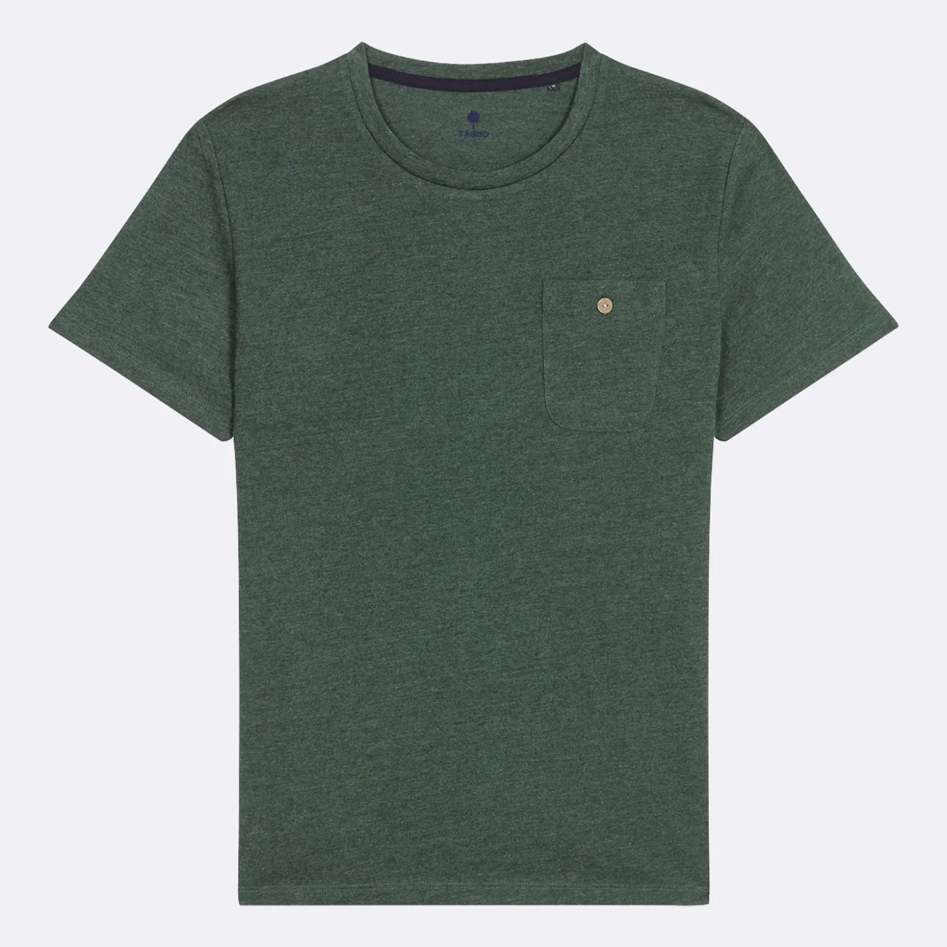 T-Shirt Col Rond Vert