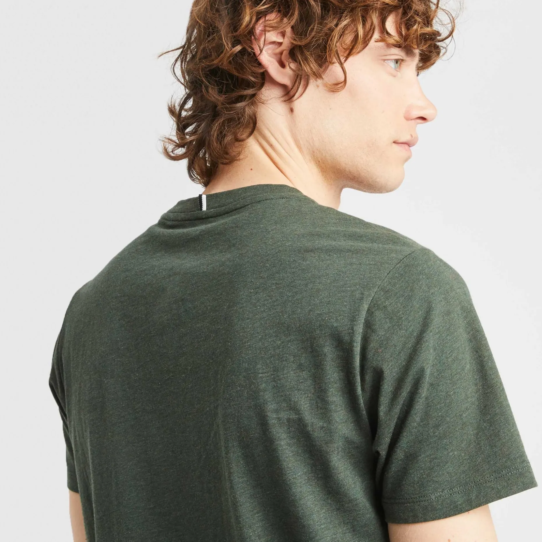 T-Shirt Col Rond Vert