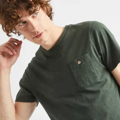 T-Shirt Col Rond Vert