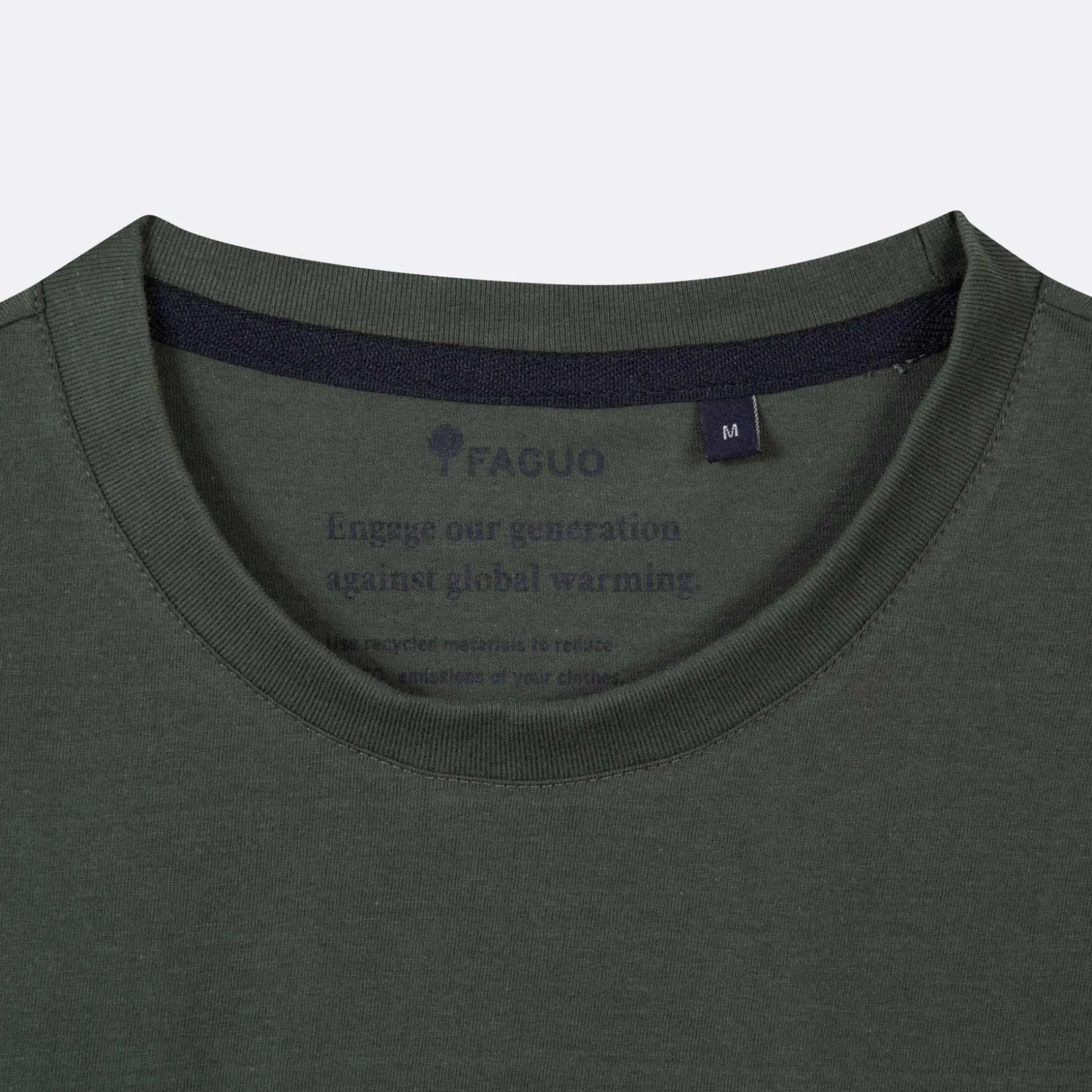 T-Shirt Col Rond Vert Fonce Into The Woods