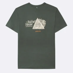 T-Shirt Col Rond Vert Fonce