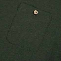 T-Shirt Manches Longues Vert Fonce