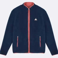 Veste Sherpa Bleu Indigo
